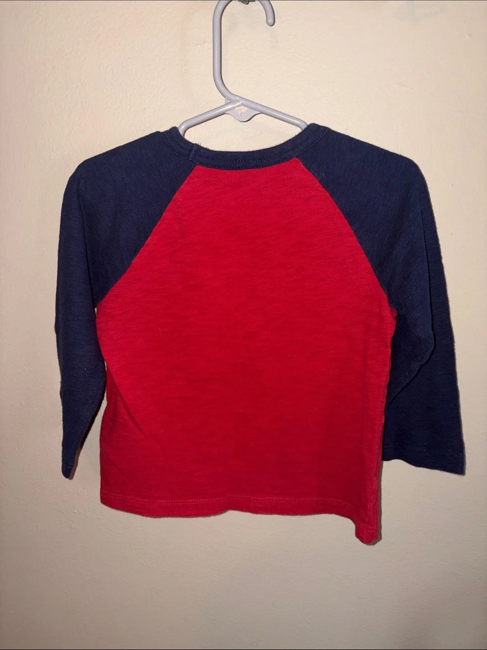 GAP Red & Navy 'Love Saves The Day' Firetruck Long Sleeve Tee